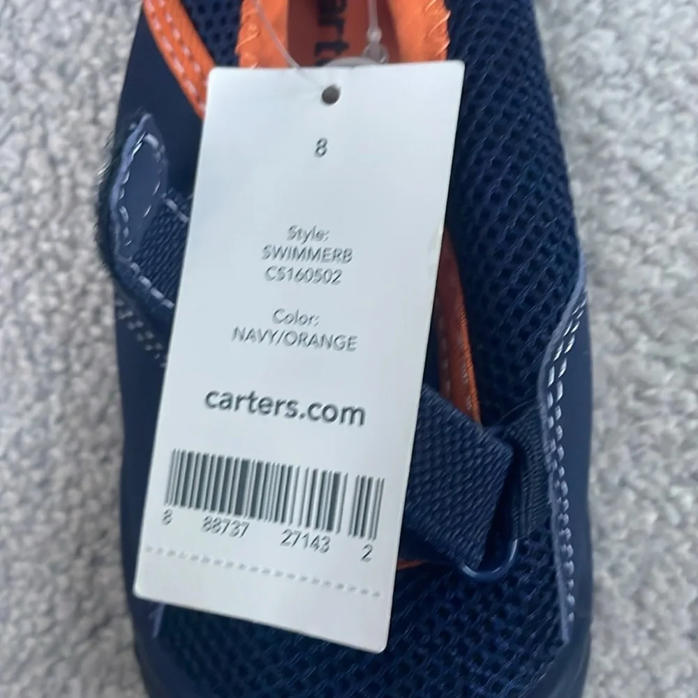 Todder Boys Water Shoes Size 8 NEW WITH TAGS